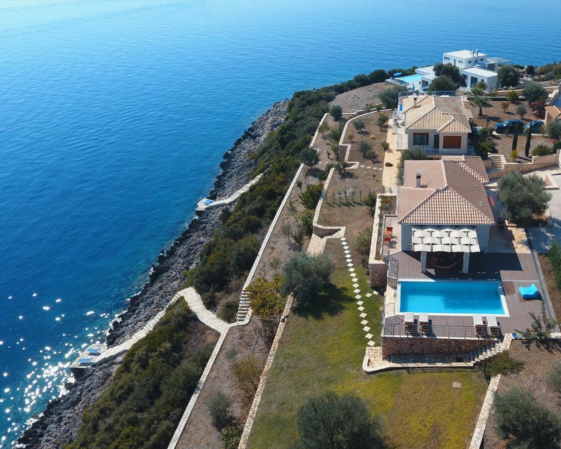 Iris Villas Lefkada - Marine Villa With Private Sea Access Sývota Eksteriør bilde