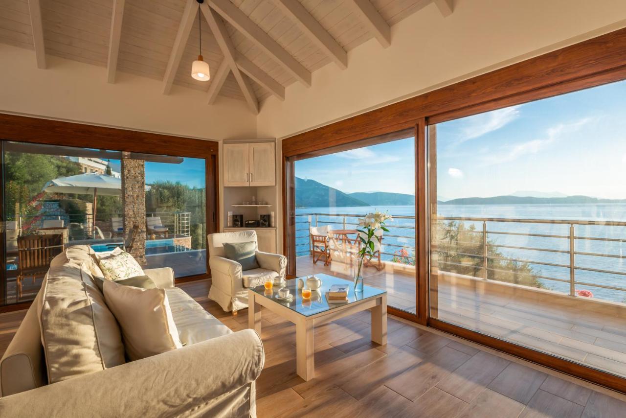 Iris Villas Lefkada - Marine Villa With Private Sea Access Sývota Eksteriør bilde