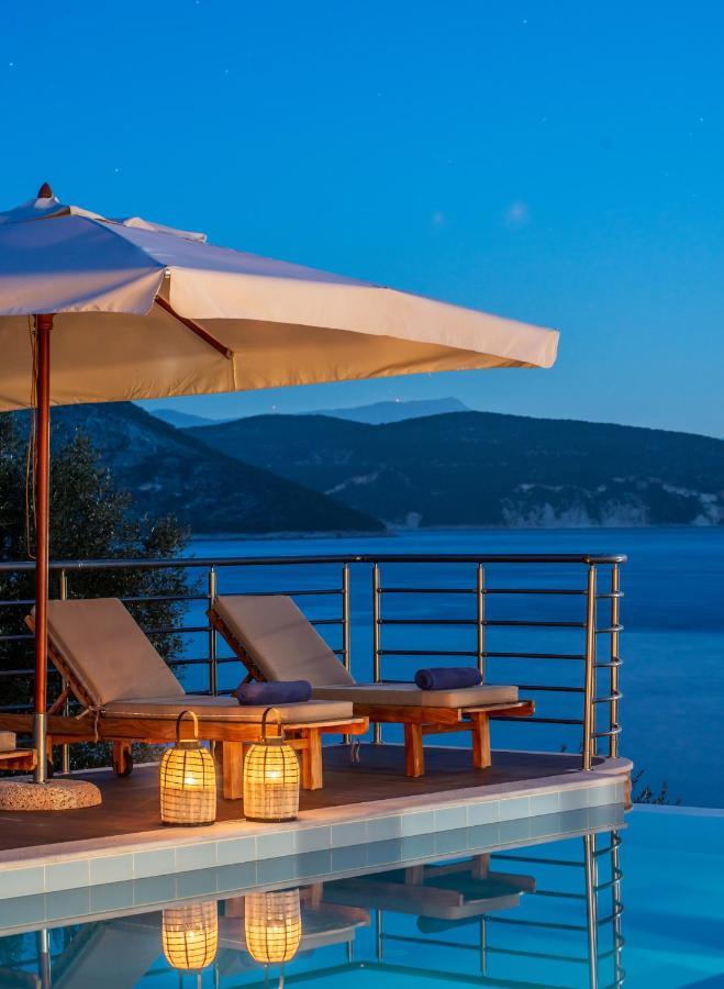 Iris Villas Lefkada - Marine Villa With Private Sea Access Sývota Eksteriør bilde