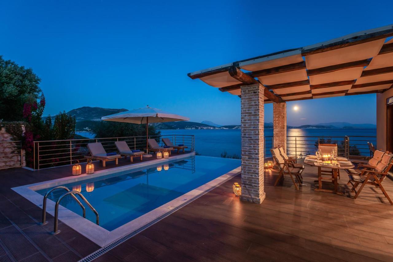 Iris Villas Lefkada - Marine Villa With Private Sea Access Sývota Eksteriør bilde
