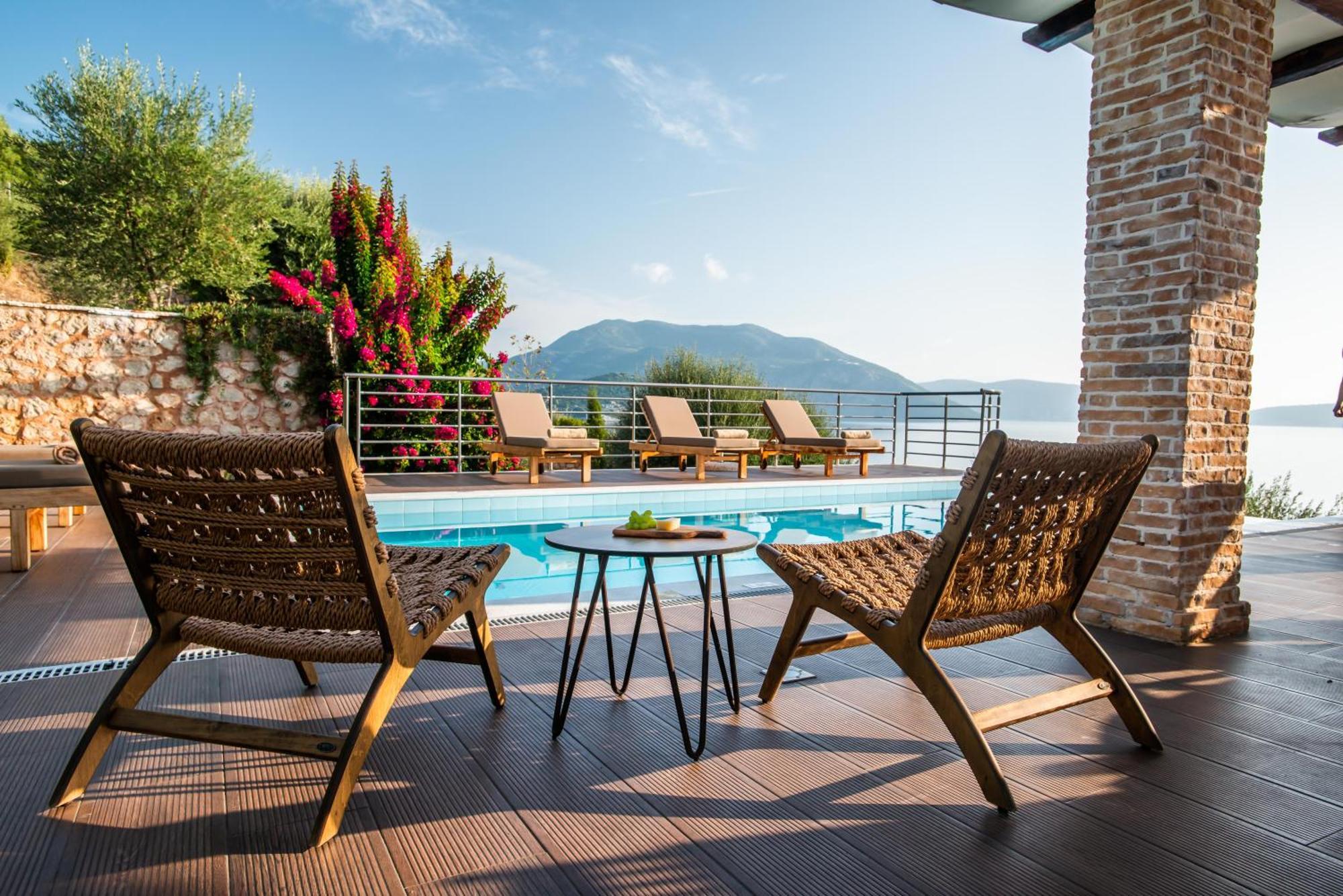 Iris Villas Lefkada - Marine Villa With Private Sea Access Sývota Eksteriør bilde