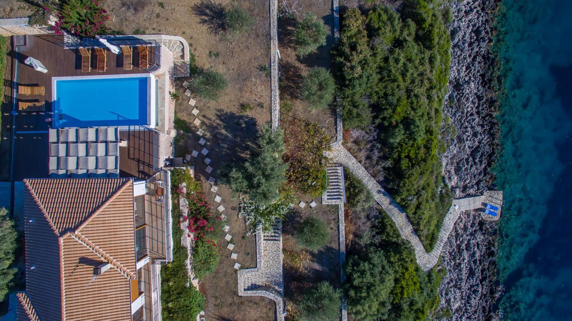 Iris Villas Lefkada - Marine Villa With Private Sea Access Sývota Eksteriør bilde