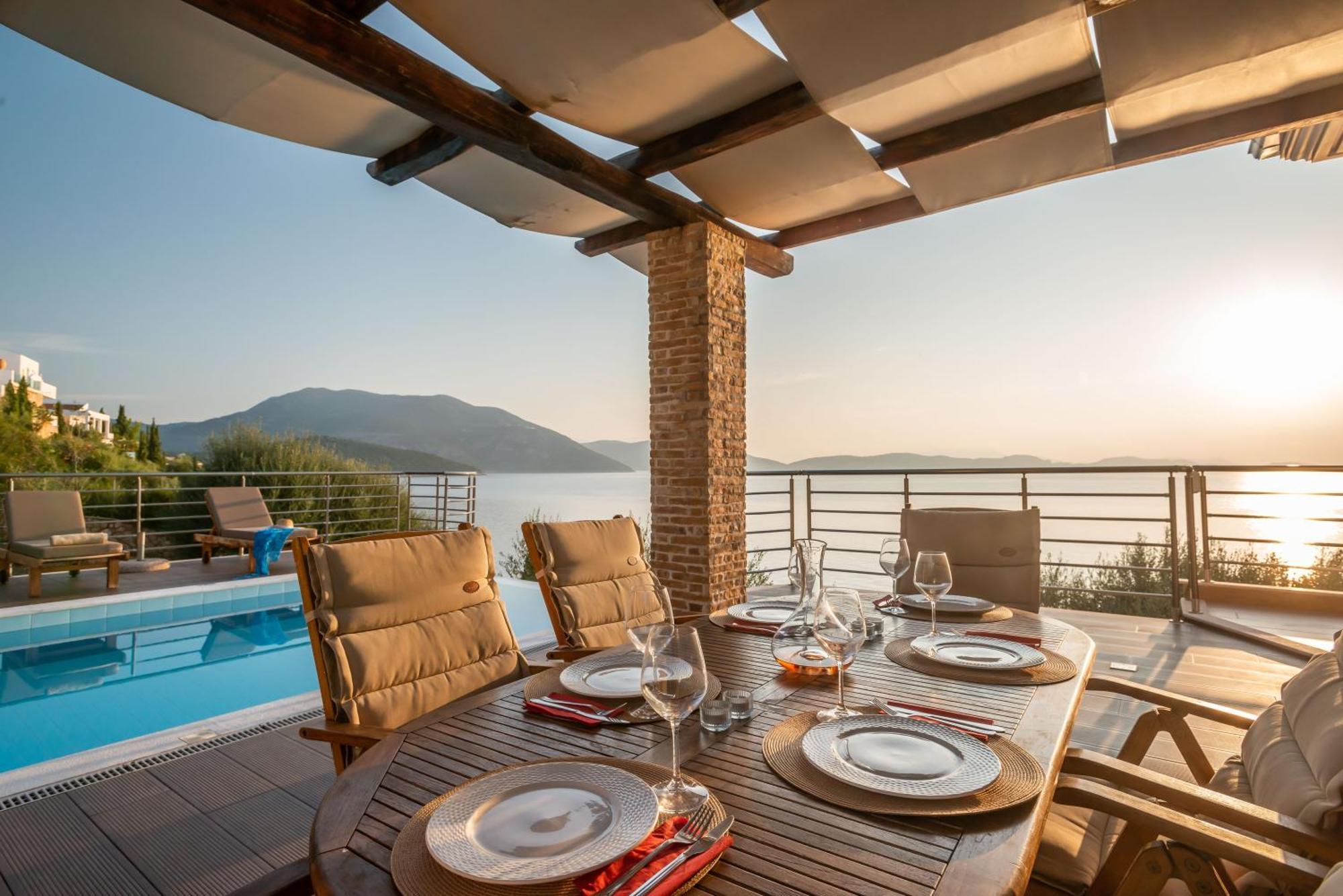 Iris Villas Lefkada - Marine Villa With Private Sea Access Sývota Eksteriør bilde