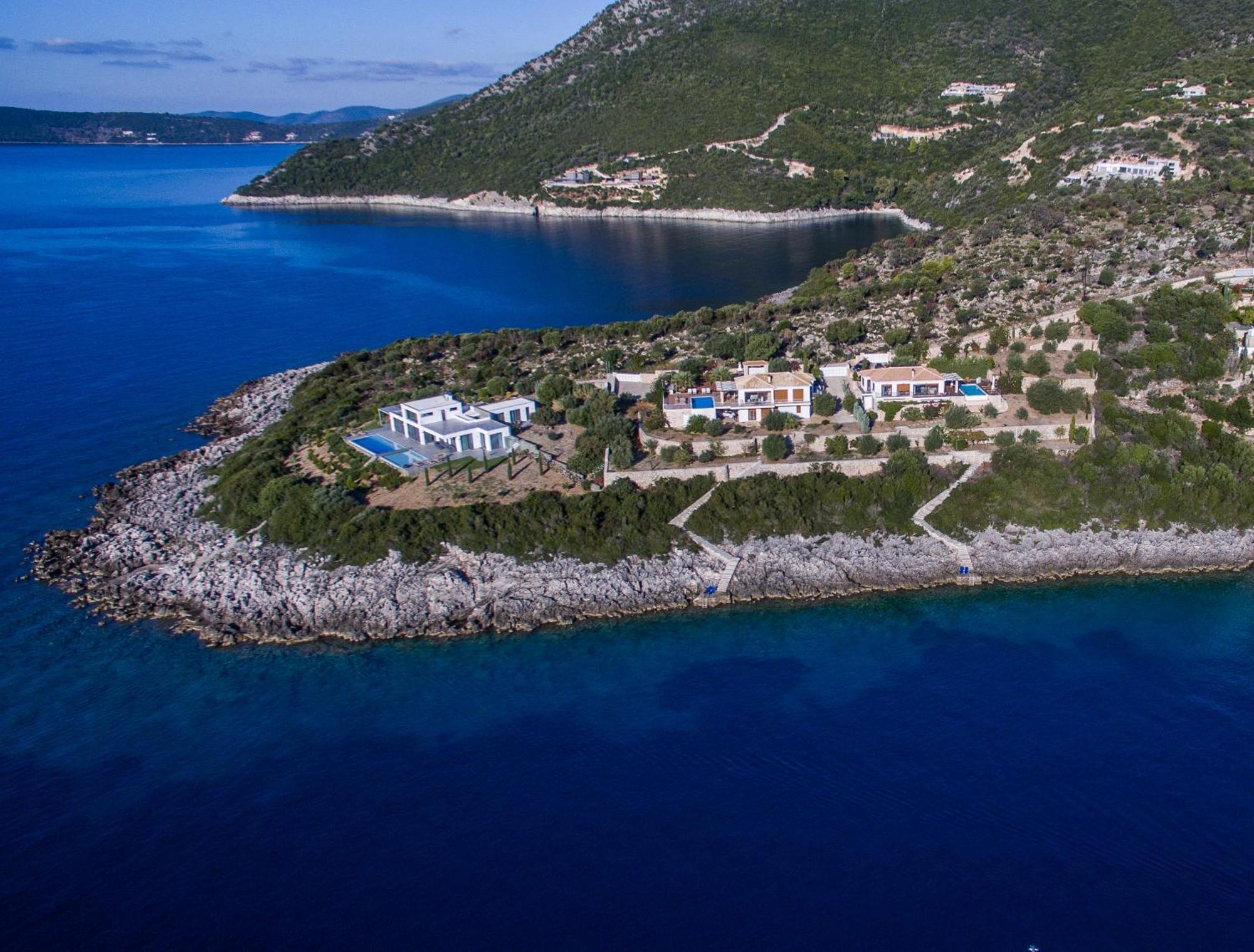 Iris Villas Lefkada - Marine Villa With Private Sea Access Sývota Eksteriør bilde